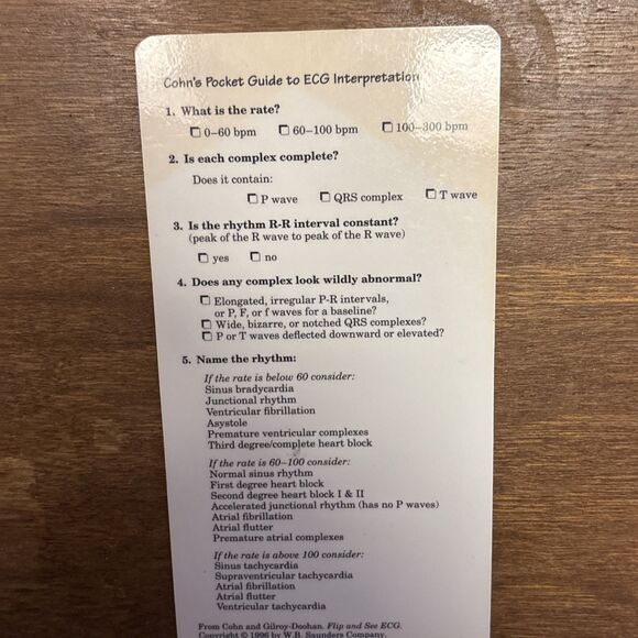 Rapid Interpretation of EKG's, Sixth Edition 6th Edition by Dale Dubin MD - Picture 6 of 6